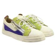 Giuseppe Zanotti Pre-owned Pre-owned Tyg sneakers Multicolor, Dam