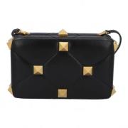 Valentino Vintage Pre-owned Läder axelremsvskor Black, Dam