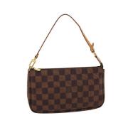 Louis Vuitton Vintage Förhandsägd Brun Canvas Louis Vuitton Axelväska ...