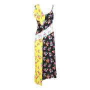 Msgm All-over print multicolor dress by Msgm; features an asymmetrical...