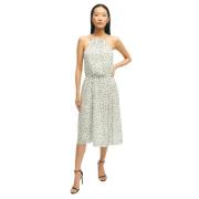 Brooks Brothers Midi Dresses White, Dam