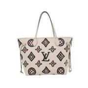 Louis Vuitton Vintage Pre-owned Canvas louis-vuitton-vskor Beige, Dam