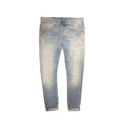 Dondup Slim-Fit Blu Wash Jeans Blue, Herr