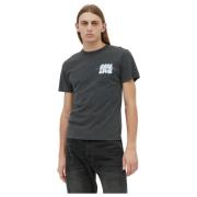 Carne Bollente Grafisk Broderad T-shirt Black, Herr