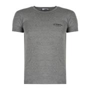 Iceberg Figursydd Rund Hals T-shirt Gray, Herr