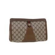 Gucci Vintage Pre-owned Canvas gucci-vskor Beige, Dam