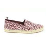 Louis Vuitton Vintage Pre-owned Platta skor Red, Dam