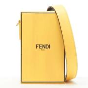 Fendi Vintage Pre-owned Läder fendi-vskor Yellow, Dam