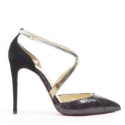 Christian Louboutin Pre-owned Pre-owned Läder klackskor Black, Dam