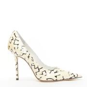 Jimmy Choo Pre-owned Pre-owned Läder klackskor Beige, Dam