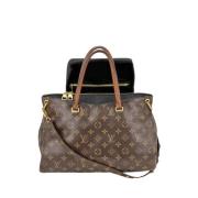 Louis Vuitton Vintage Förägda Canvas Monogram Pallas MM Noir Handväska...