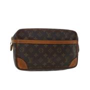 Louis Vuitton Vintage Pre-owned Canvas louis-vuitton-vskor Brown, Dam