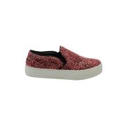 Celine Vintage Begagnade Röda Bomulls Celine Sneakers Red, Dam