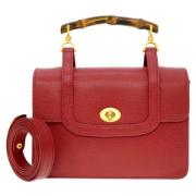 Gucci Vintage Pre-owned Läder gucci-vskor Red, Dam