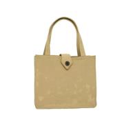 Chanel Vintage Pre-owned Nylon chanel-vskor Beige, Dam