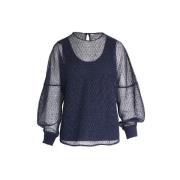 Chloé Pre-owned Pre-owned Polyester toppar Blue, Dam