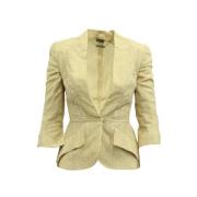 Alexander McQueen Pre-owned Pre-owned Bomull ytterklder Beige, Dam