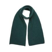 Boglioli Grön Cashmere Stickad Halsduk Green, Herr