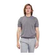 Gran Sasso Klassisk T-shirt med rund hals Gray, Herr