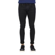 Dondup Skinny Denim Stretch Jeans Black, Herr