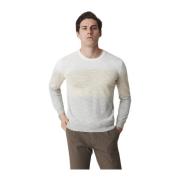 Altea Modern Crew Neck Sweater Beige, Herr