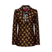 La DoubleJ Ruby Brocade Blazer Black, Dam