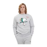 MC2 Saint Barth Snoopy Ski Sweatshirt Gray, Herr