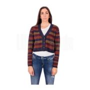 Aspesi Stilfull Cardigan Brown, Dam