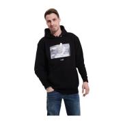 Throwback Klassisk Sweatshirt Black, Herr