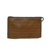 Fendi Vintage Pre-owned Canvas fendi-vskor Brown, Dam