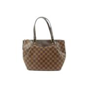 Louis Vuitton Vintage Vintage Läder Väskor Vi1141 Frankrike Brown, Dam