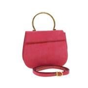 Salvatore Ferragamo Pre-owned Pre-owned Mocka handvskor Pink, Dam