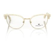 Frankie Morello Vita Metallic Fibre Clubmaster Glasögon White, Unisex