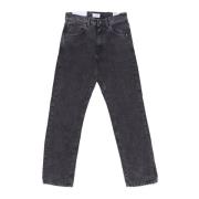 Amish Straight Jeans Black, Herr