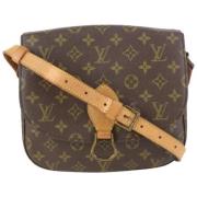 Louis Vuitton Vintage Begagnad Axelväska Brown, Dam