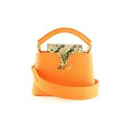 Louis Vuitton Vintage Pre-owned Tyg louis-vuitton-vskor Orange, Dam