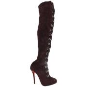 Christian Louboutin Pre-owned Pre-owned Stövlar Red, Dam