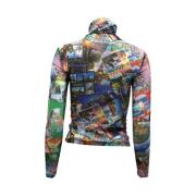 Balenciaga Vintage Pre-owned Polyester toppar Multicolor, Dam