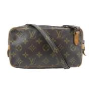 Louis Vuitton Vintage Lackerade Canvasväskor - Vintagestil Brown, Dam