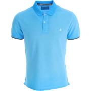 Brooksfield Polo Shirts Blue, Herr