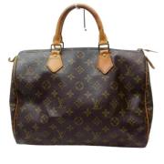 Louis Vuitton Vintage Monogram Speedy 30 Handväska Brown, Dam