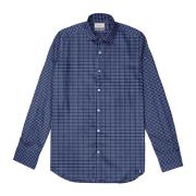 Brooksfield Casual Shirts Blue, Herr