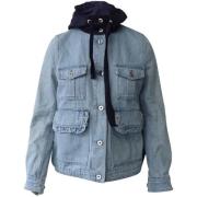 Moncler Pre-owned Pre-owned Bomull ytterklder Blue, Dam