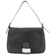 Fendi Vintage Förägda Mesh Fendi-Vskor Black, Dam