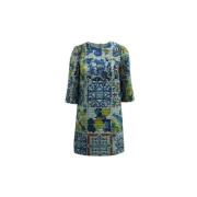 Dolce & Gabbana Pre-owned Pre-owned Polyester dresses Blue, Dam