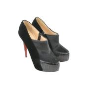 Christian Louboutin Pre-owned Pre-owned Mocka klackskor Black, Dam