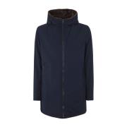 Herno Bl? Brun Keystone Parka Blue, Herr