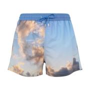 PS By Paul Smith Cloud Badshorts för Män Blue, Herr