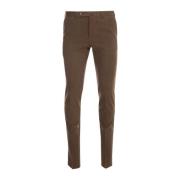 Pt01 Gabardin mager byxor Brown, Herr