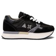 Sun68 Kelly Solid Svarta Sneakers Black, Dam